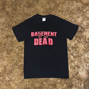 Y2K Basement of the Dead Cyber Goth T-Shirt Black Small